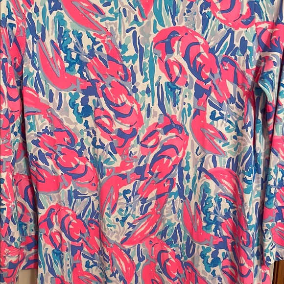 Lilly Pulitzer Pink and Blue Dress - Picture 2 of 4